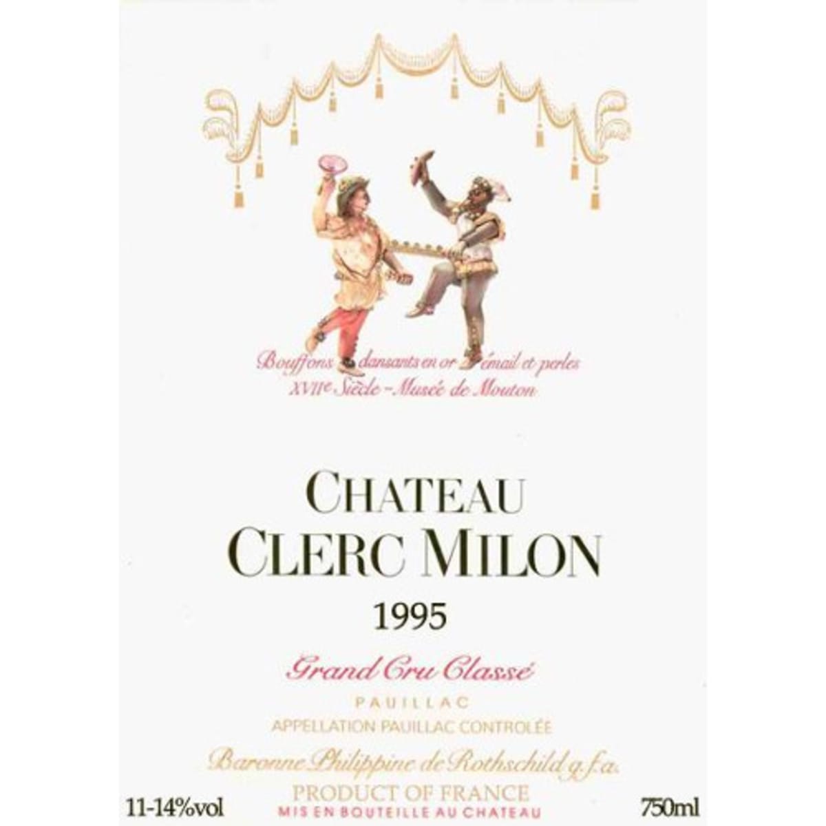 Chateau Clerc Milon 1995 | Wine.com