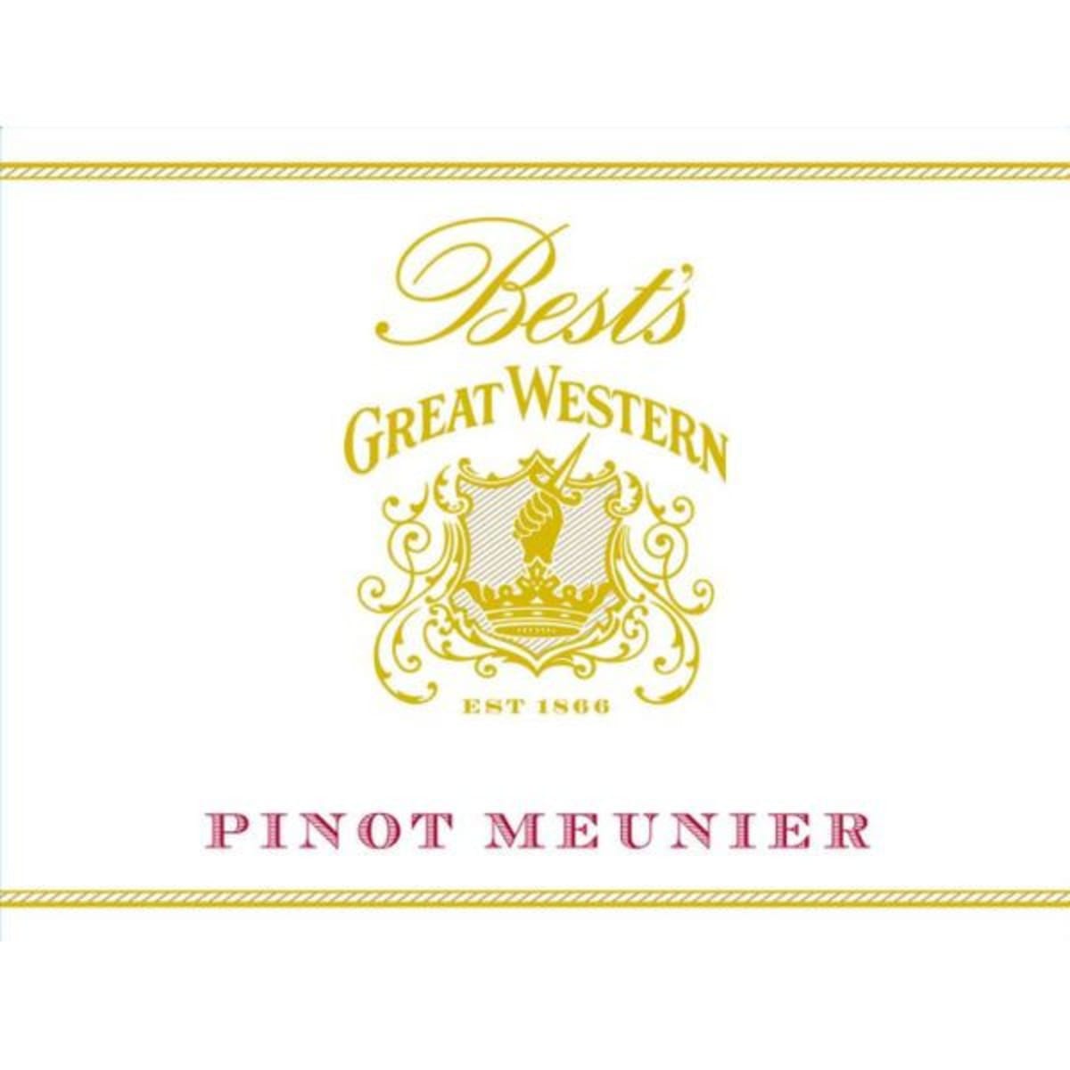 Best's Great Western Old Vine Pinot Meunier 2011 Front Label