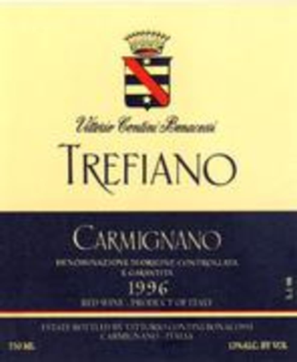 Capezzana Trefiano Carmignano 1995 Front Label