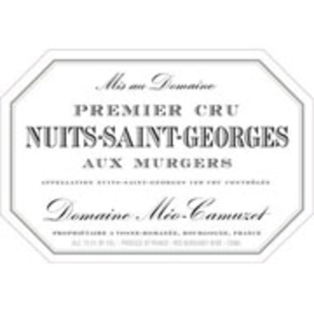 Domaine Meo-Camuzet Nuits-Saint-Georges Aux Murgers Premier Cru 1988 Front Label