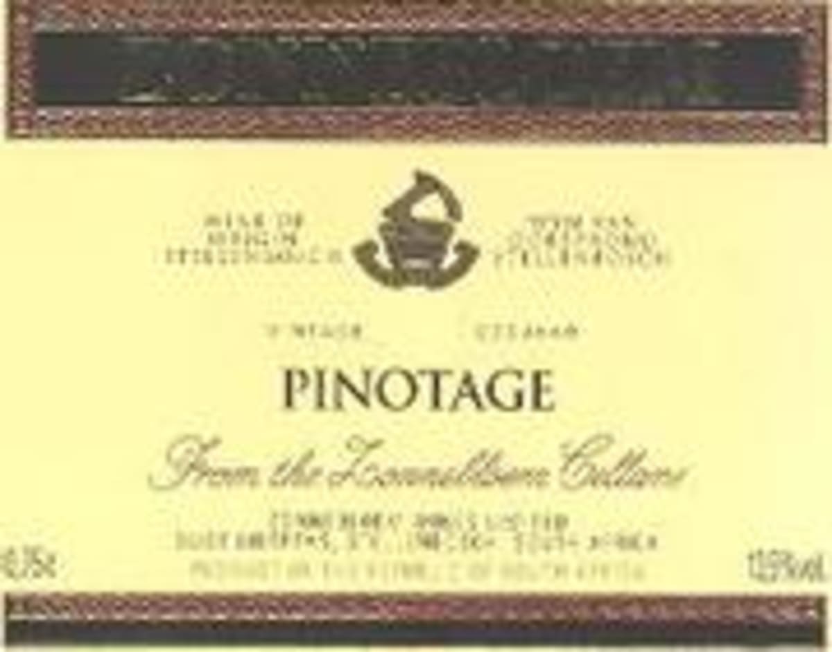 Zonnebloem Pinotage 1998 Front Label