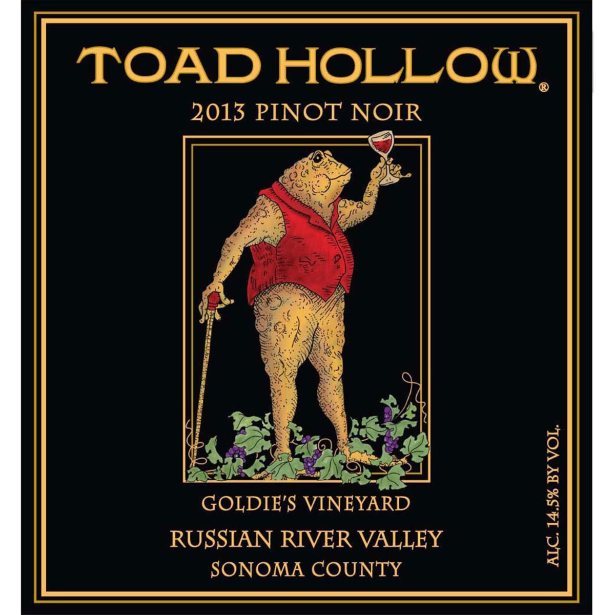 Toad Hollow Pinot Noir Goldie's Vineyard 2013