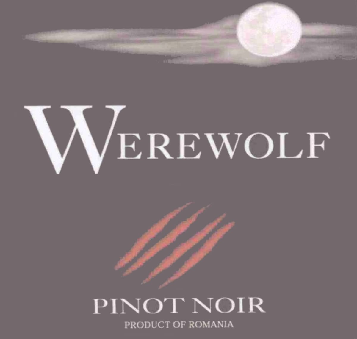 Cramele Recas Werewolf Pinot Noir 2010 Front Label