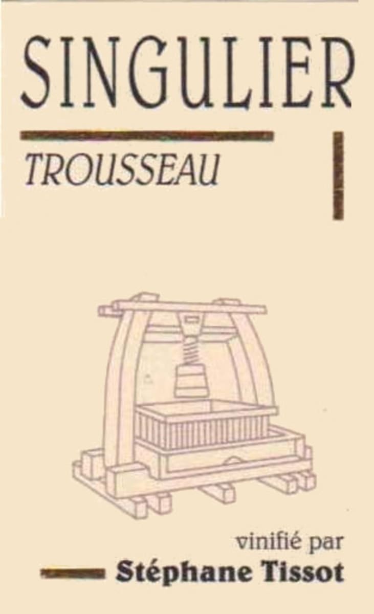 Domaine Andre et Mireille Tissot Trousseau Singulier 2012 Front Label