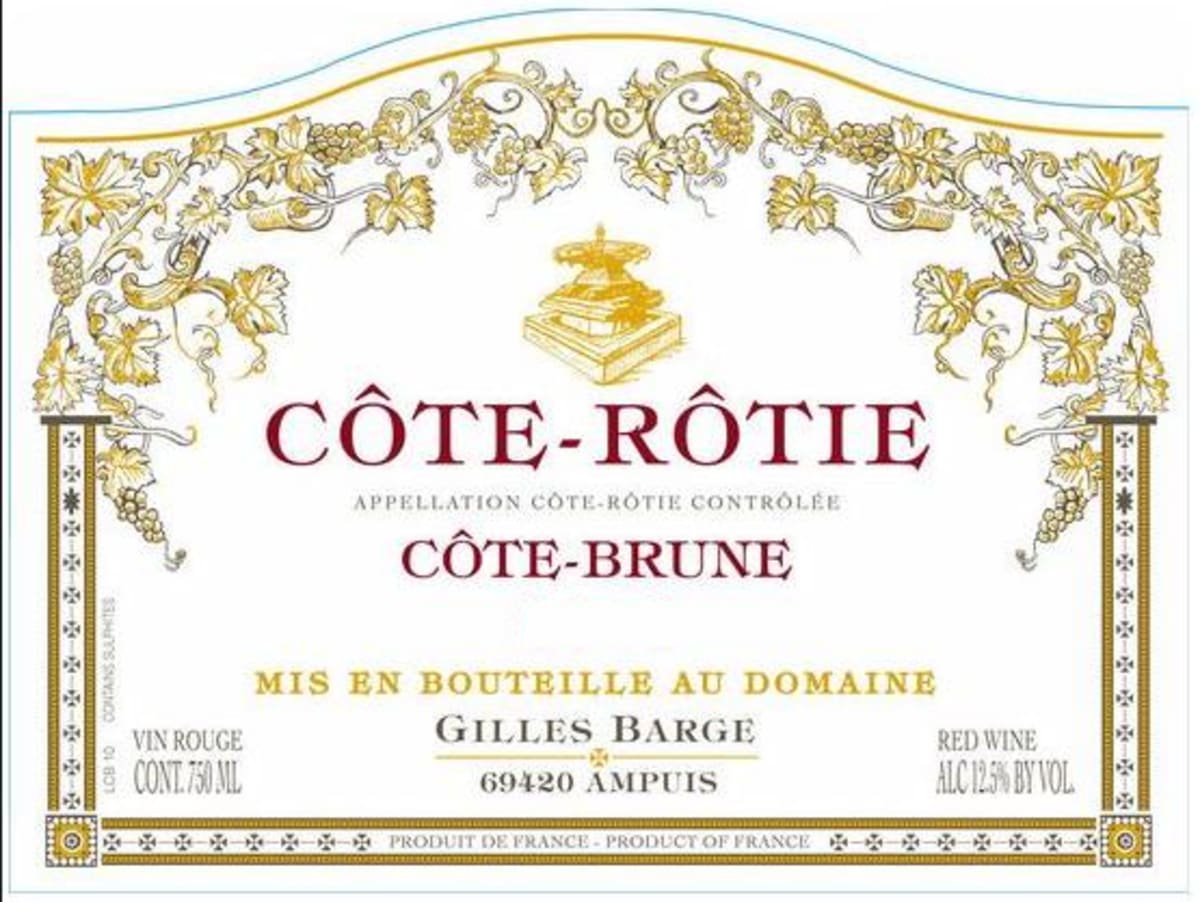 お待たせ! Rotie Cote Barge Gilles Domaine Brune Wine.com | 2011 ワイン