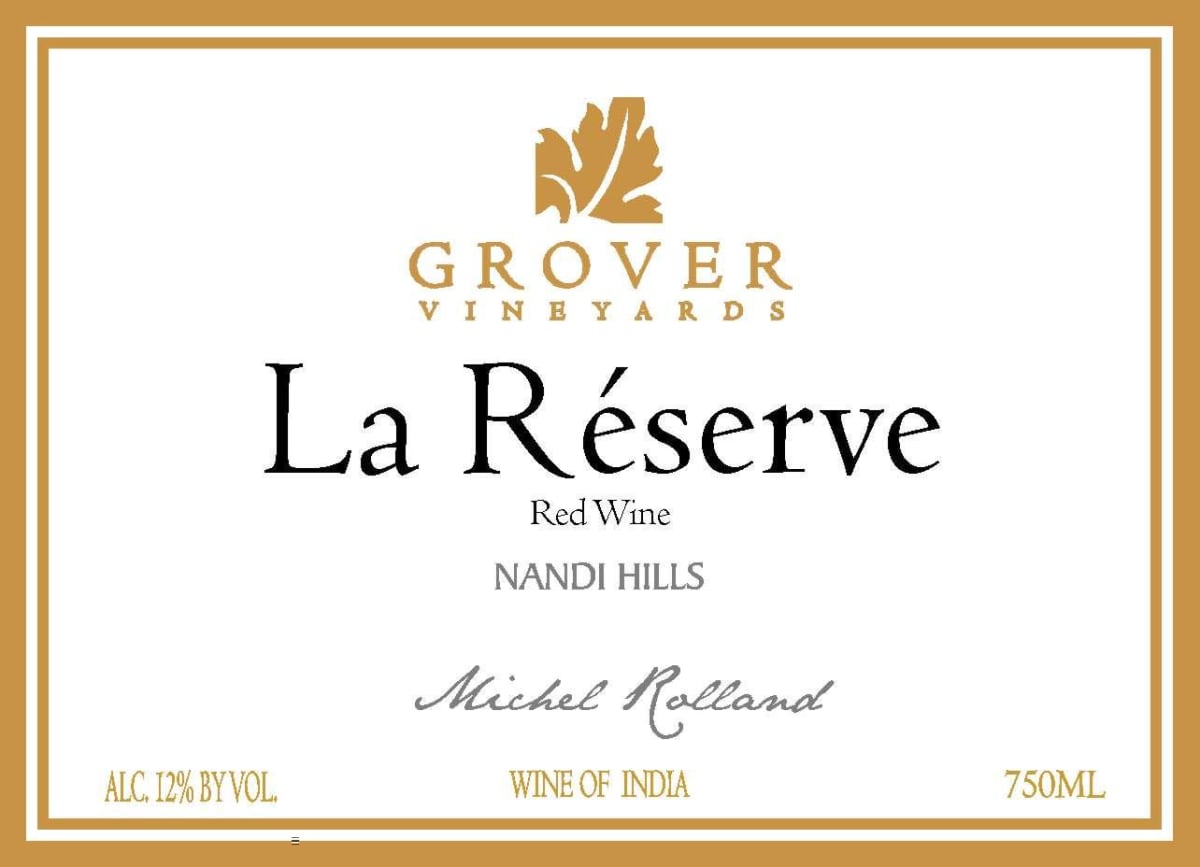 Grover Zampa Vineyards La Reserve 2012