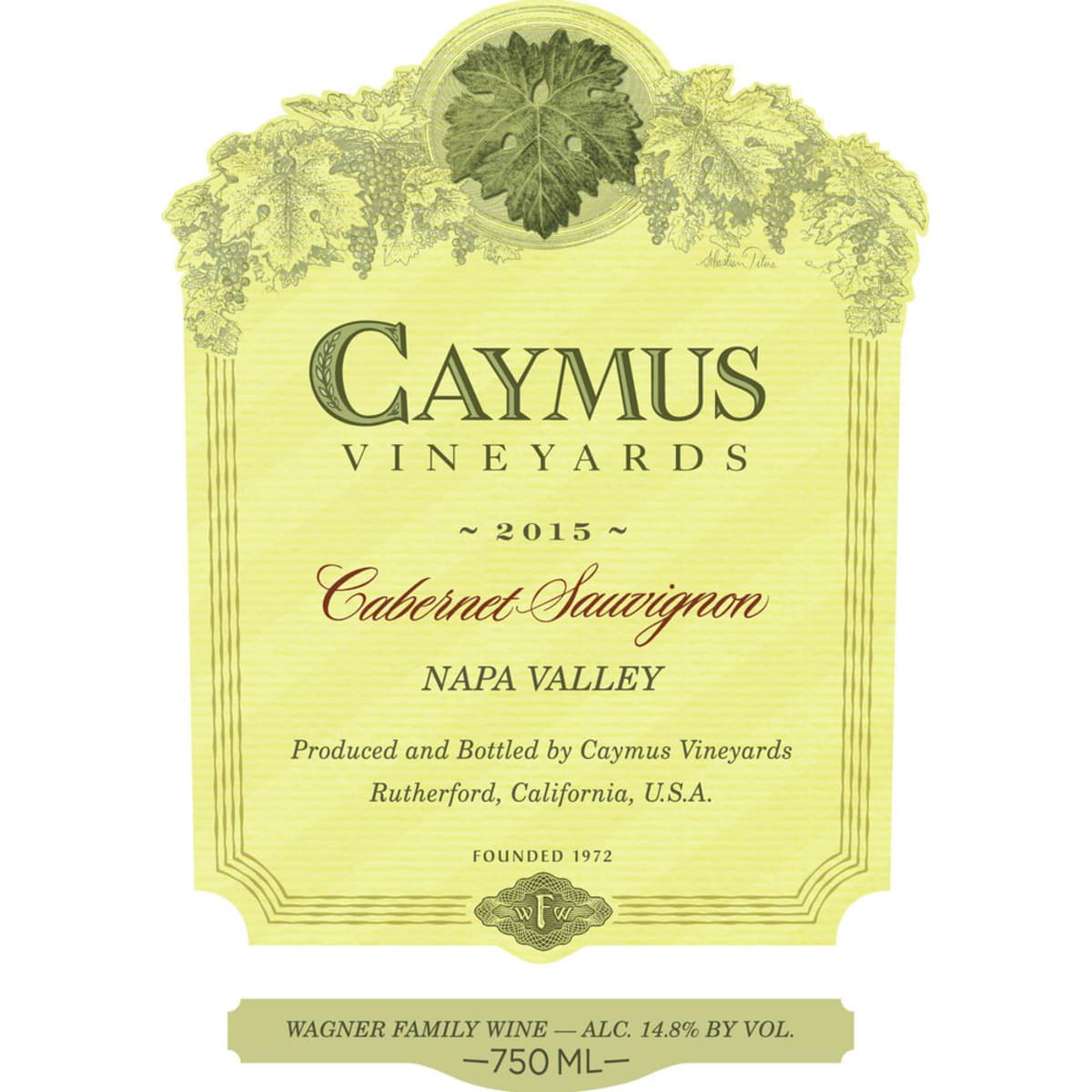 Caymus Napa Valley Cabernet Sauvignon (1 Liter Bottle) 2015