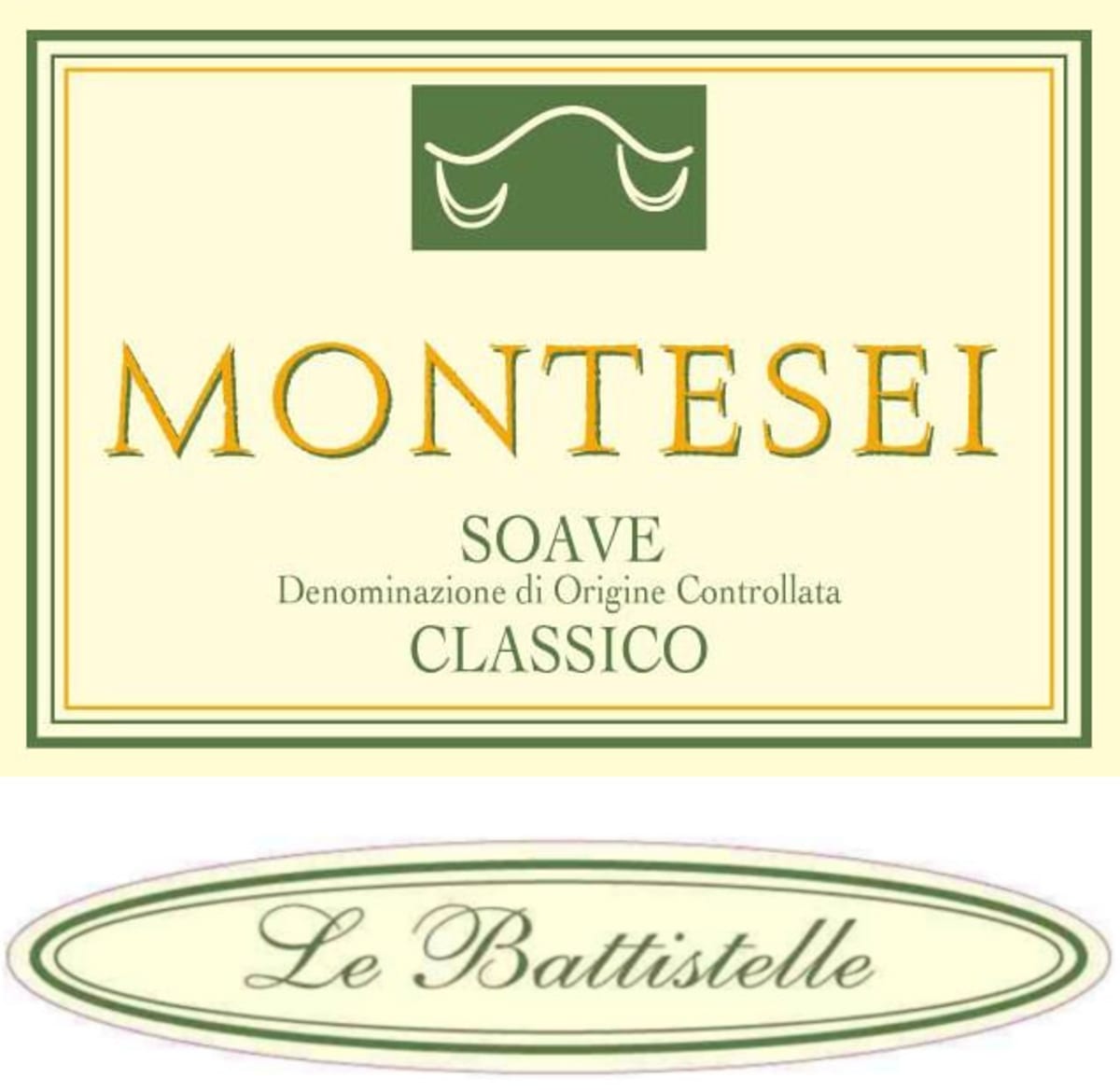 Le Battistelle Soave Classico Montesei 2011 Front Label