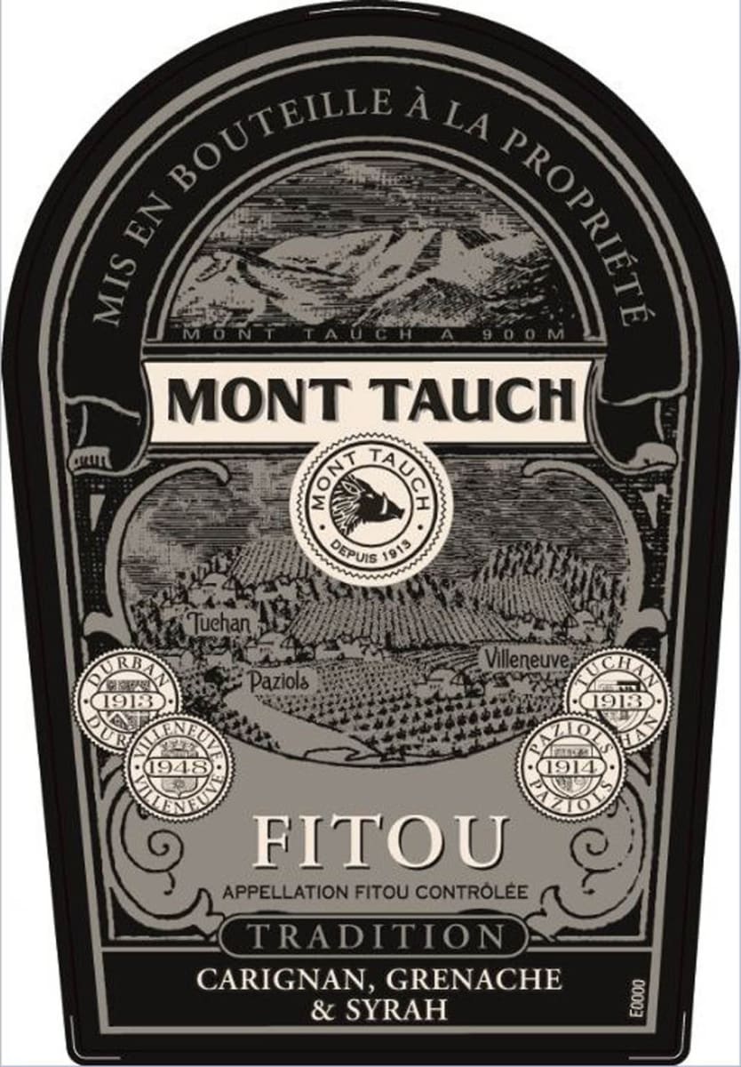 Mont Tauch Fitou Tradition 2012 Front Label