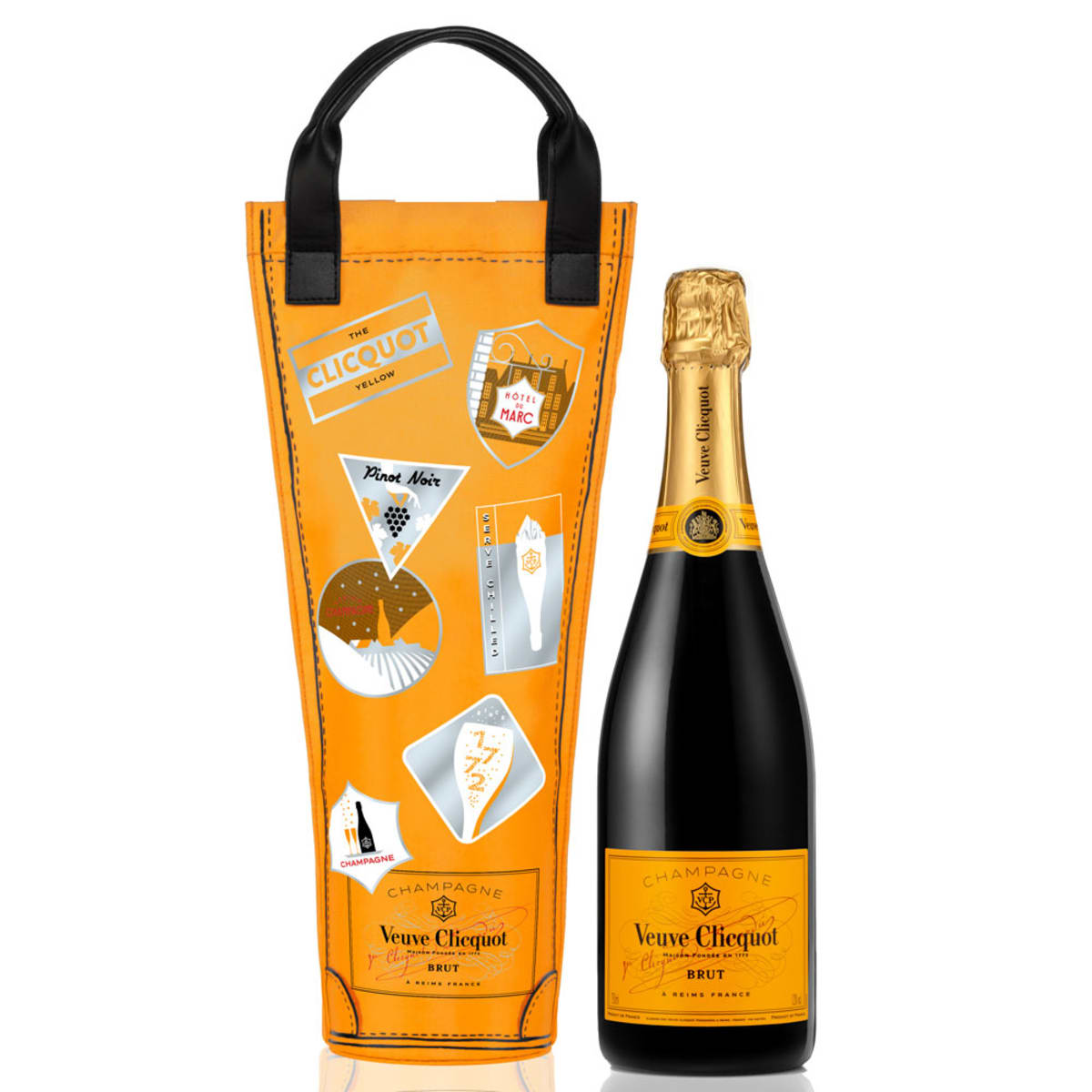 Veuve Clicquot Yellow Label Brut with Isothermic Gift Bag Wine