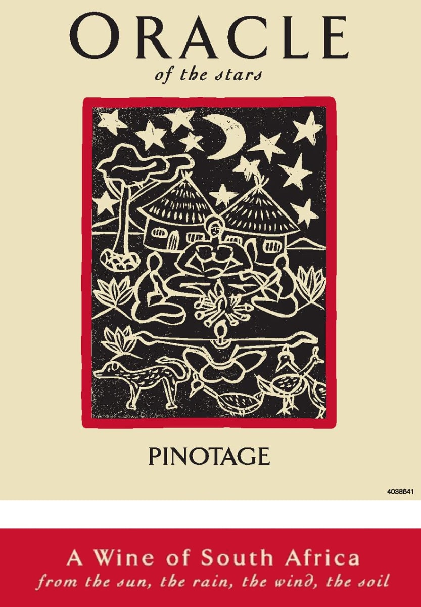 Oracle South Africa Of the Stars Pinotage 2014 Front Label