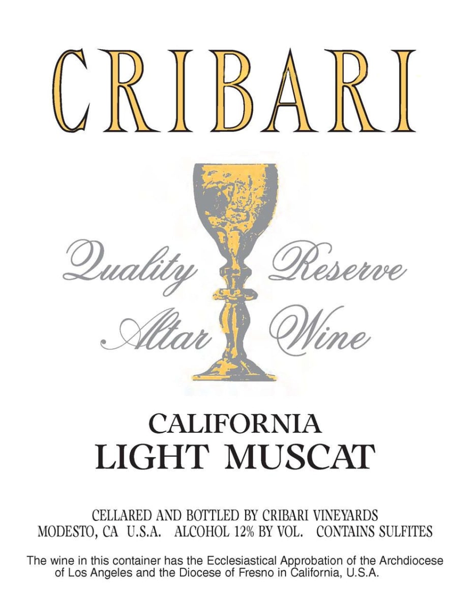 Cribari Vineyards Light Muscat Wine
