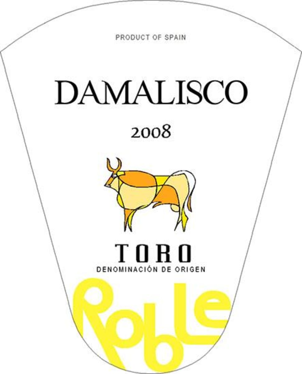 Rodriguez Sanzo Damalisco Roble 2008 Front Label
