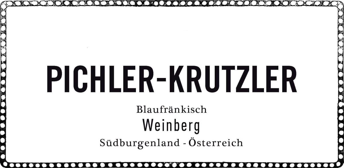 Pichler-Krutzler Weinberg Blaufrankisch 2011 Front Label