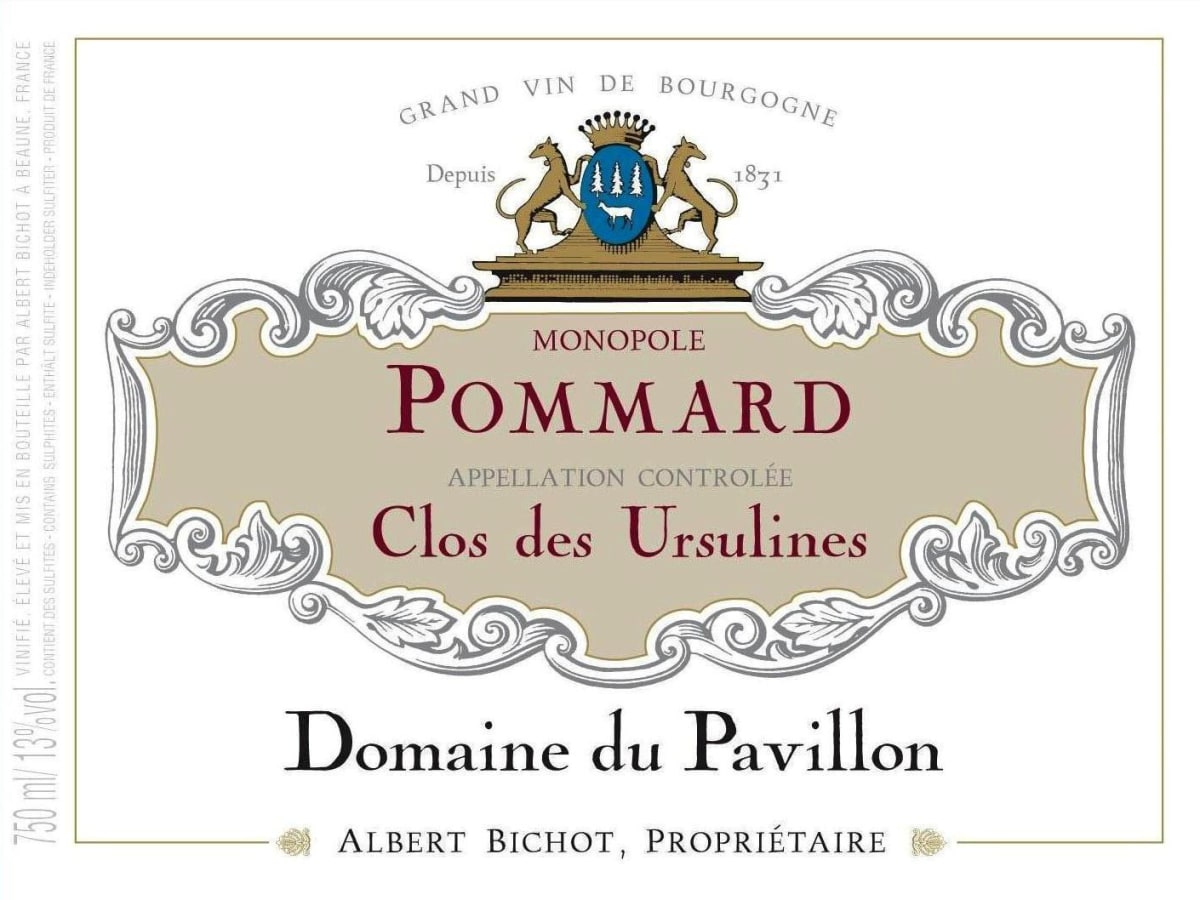 希少古酒 Bichot Pommard 1983 Domaine du Pavillon Pommard 'Clos des Ursulines' (Monopole