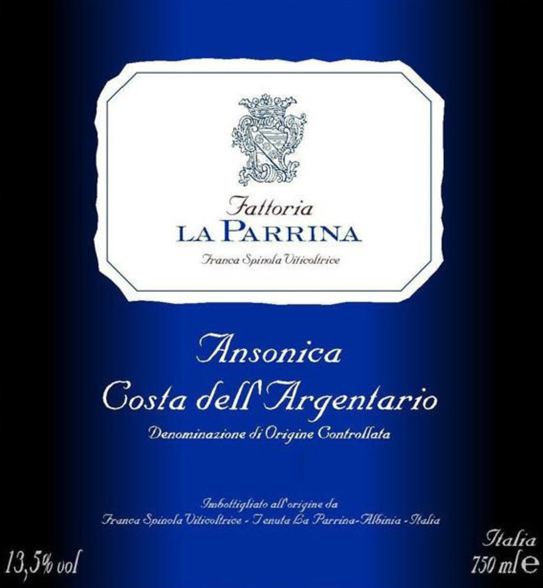 La Parrina Costa dell'Argentario Ansonica 2008 Front Label