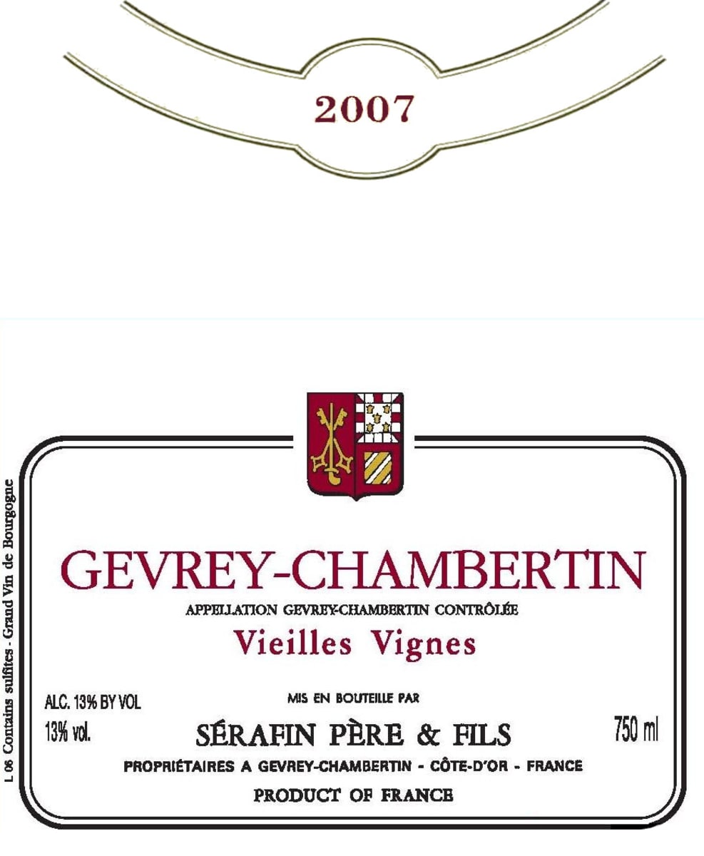 Gevrey-Chambertin Vieilles Vignes 2007
