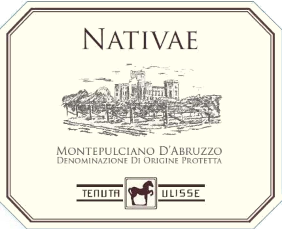 Tenuta Ulisse Montepulciano d'Abruzzo Nativae 2014 Front Label