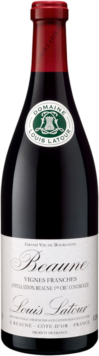 Louis Latour Beaune Vignes Franches Premier Cru 2015 Front Bottle Shot