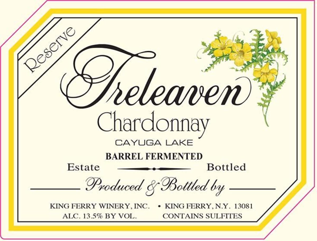 King Ferry Winery Treleaven Reserve Chardonnay 2013 Wine