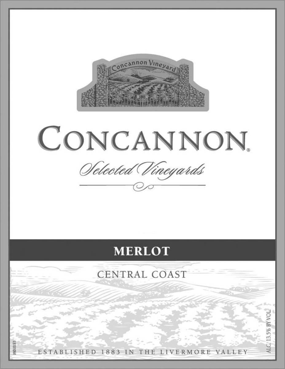 Concannon Selected Vineyards Merlot 2010 Front Label