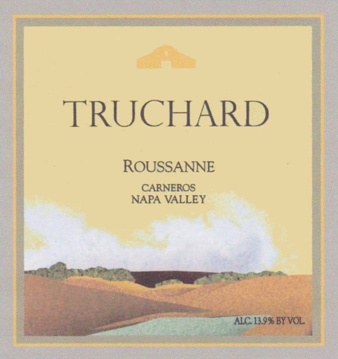 Truchard Estate Roussanne 2014 Front Label