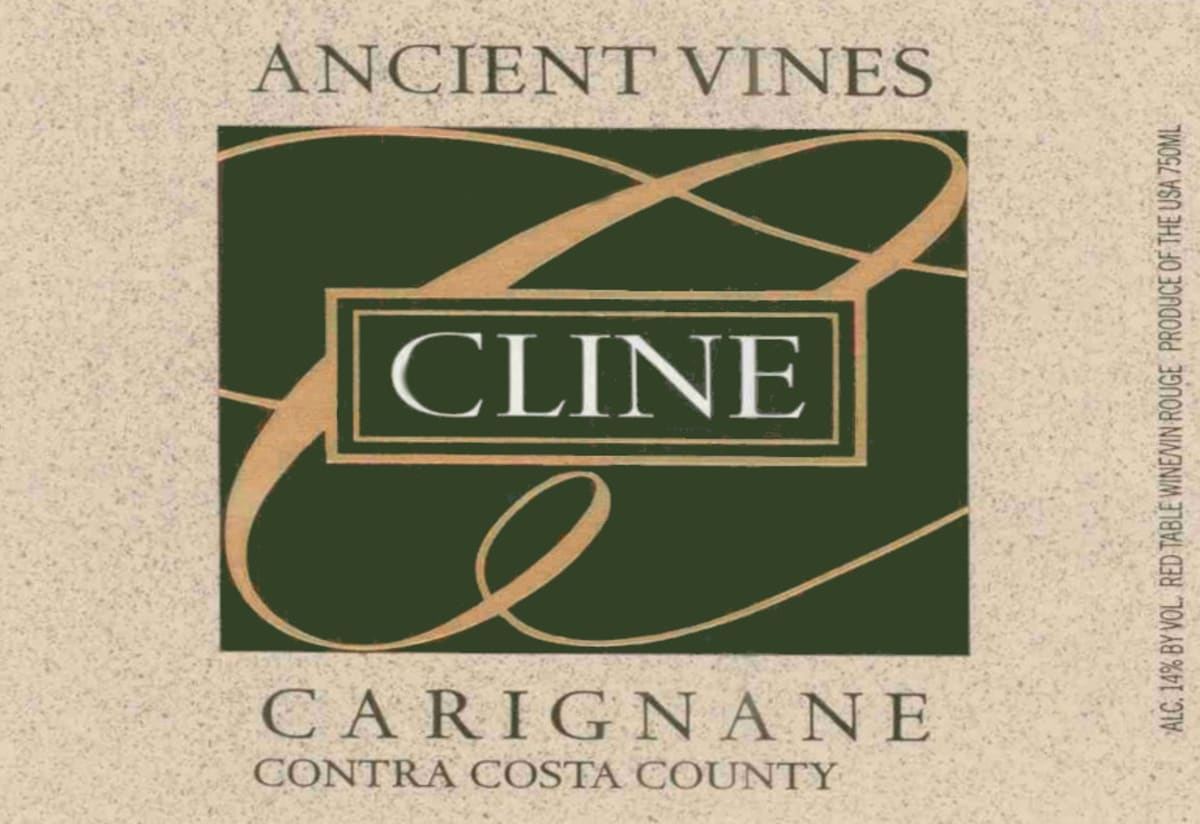 Cline Ancient Vines Carignane 2001 Front Label