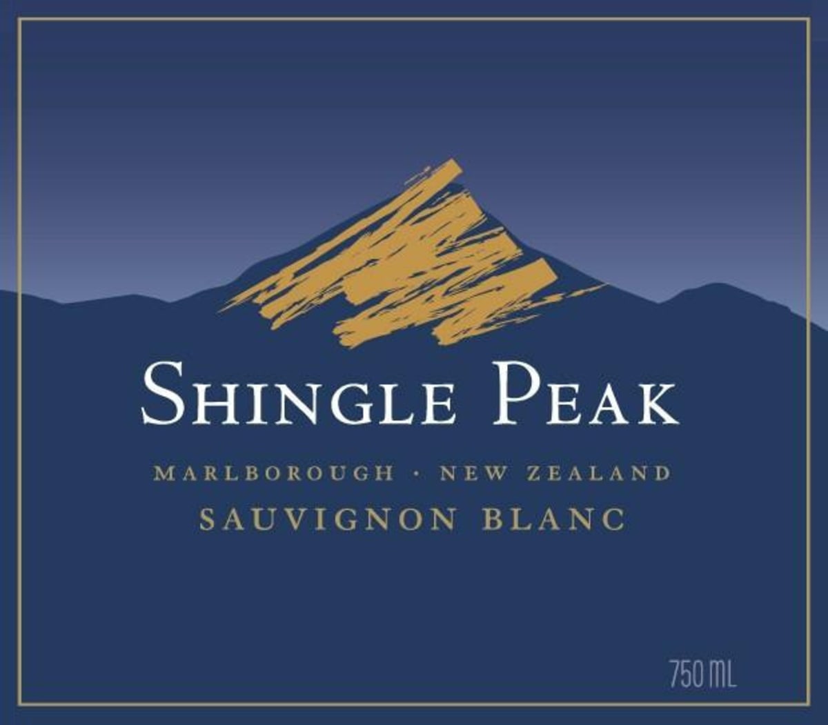 Shingle Peak Sauvignon Blanc 2013 Front Label