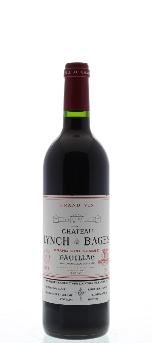 Chateau Lynch-Bages 1999 Front Bottle Shot