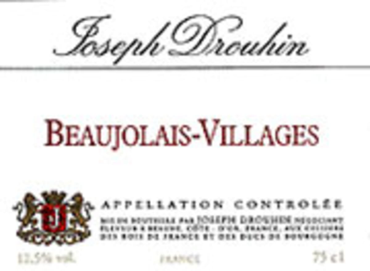 Joseph Drouhin Beaujolais Villages 2002 Front Label