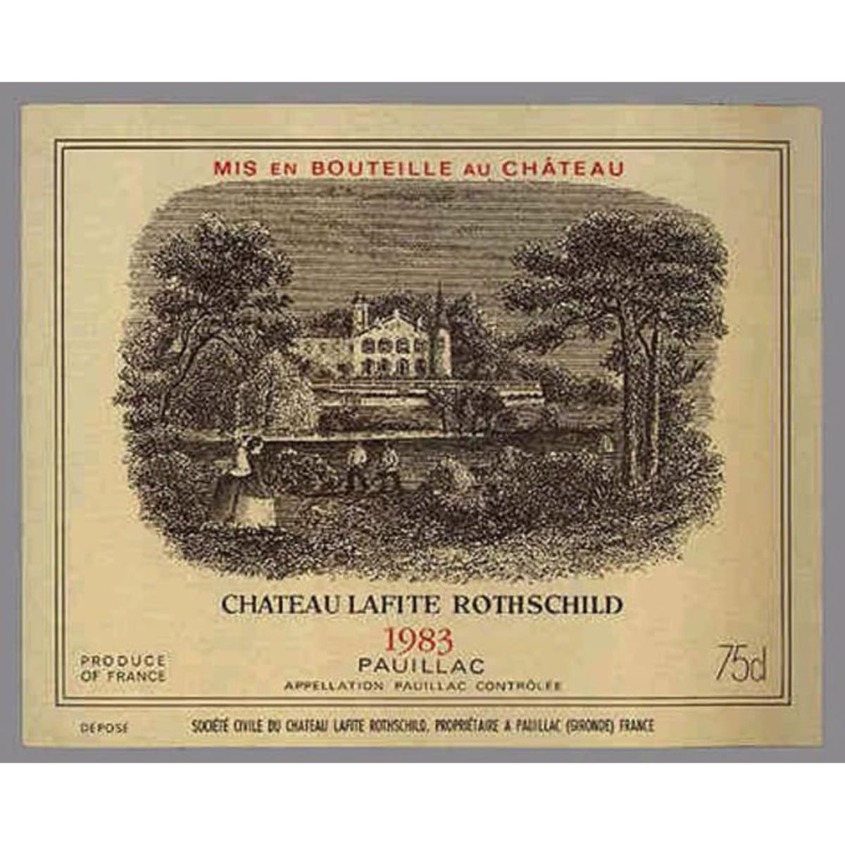 Chateau Lafite Rothschild 1983 | Wine.com Chateau Lafite Rothschild 1983 | Wine.com