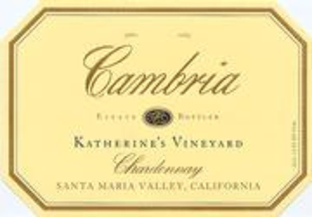 Cambria Katherine's Vineyard Chardonnay 1998 Front Label