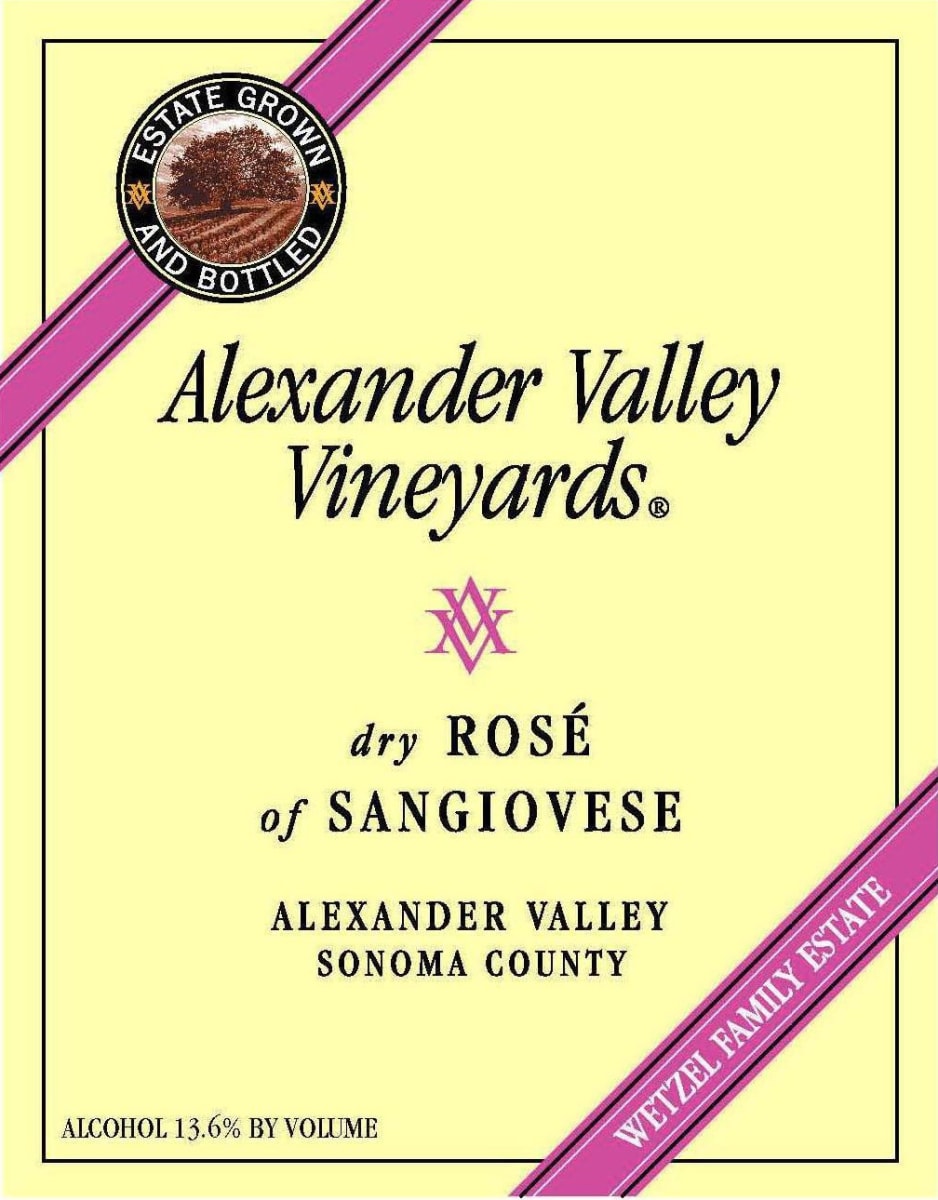 Alexander Valley Vineyards Dry Rose of Sangiovese 2007