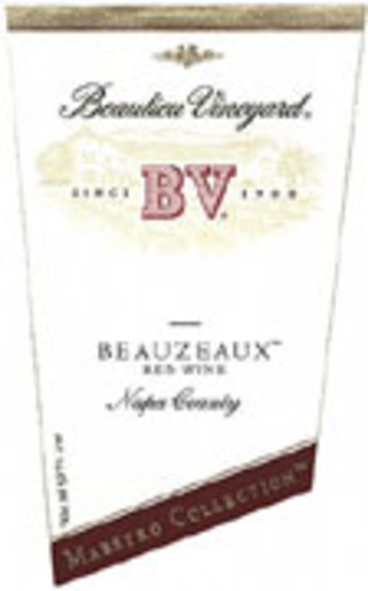 Beaulieu Vineyard Beauzeaux 2001 Front Label