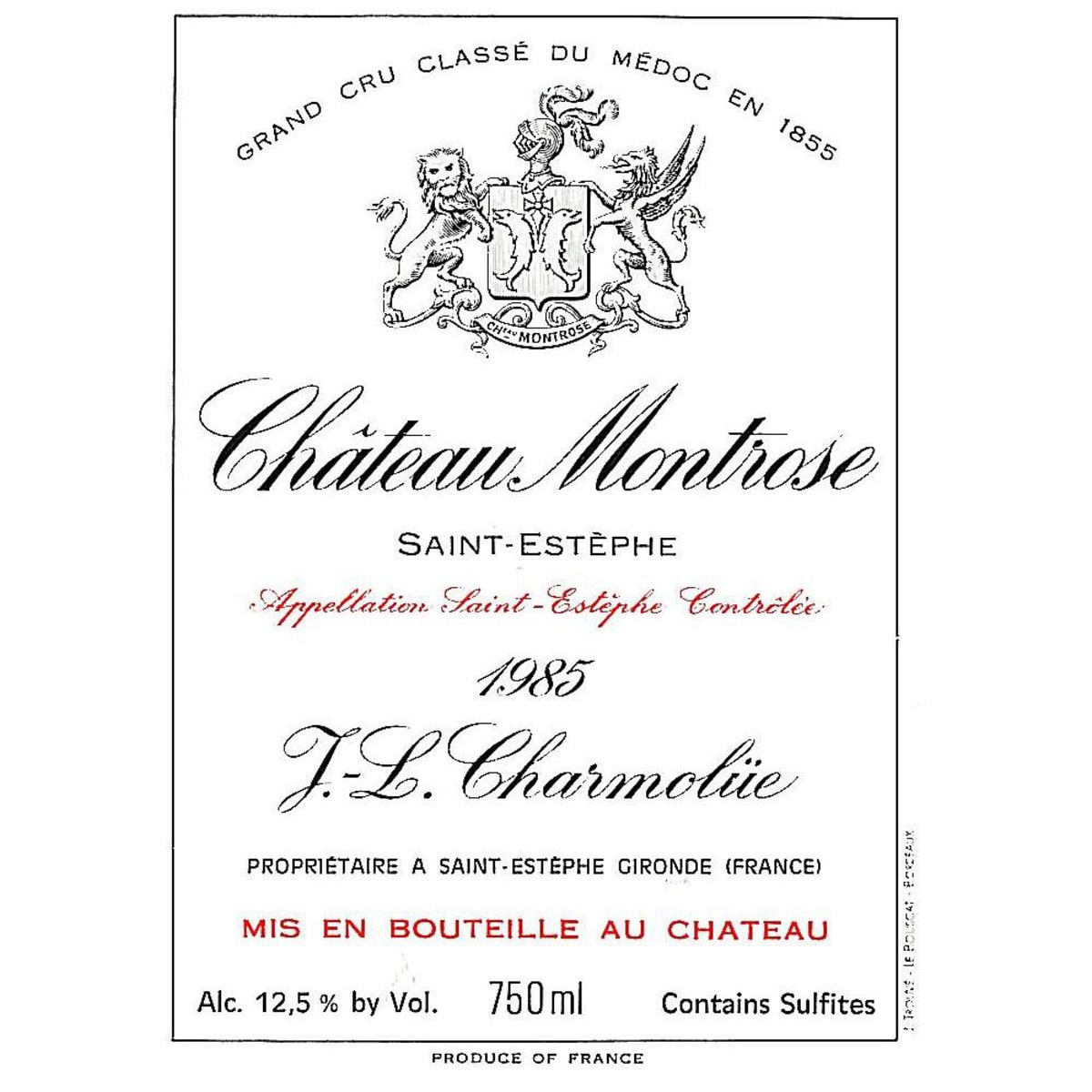 Chateau Montrose 1985 | Wine.com