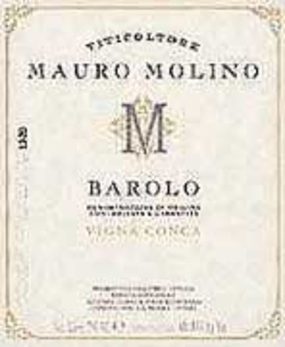Mauro Molino Vigna Conca Barolo 2000 Front Label