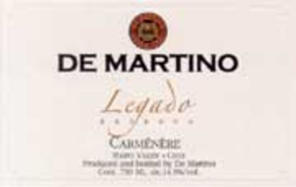 De Martino Legado Carmenere 2004 Front Label