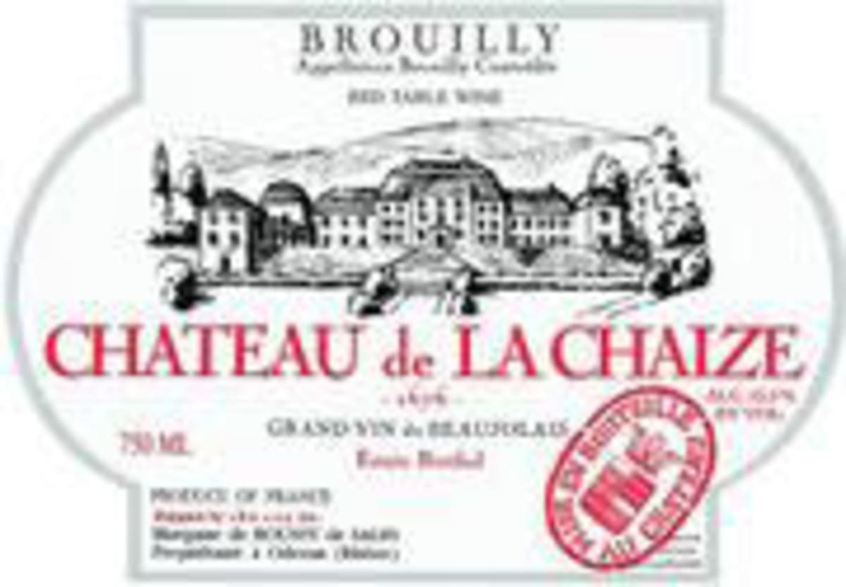 Chateau de la Chaize Brouilly 2002 Front Label