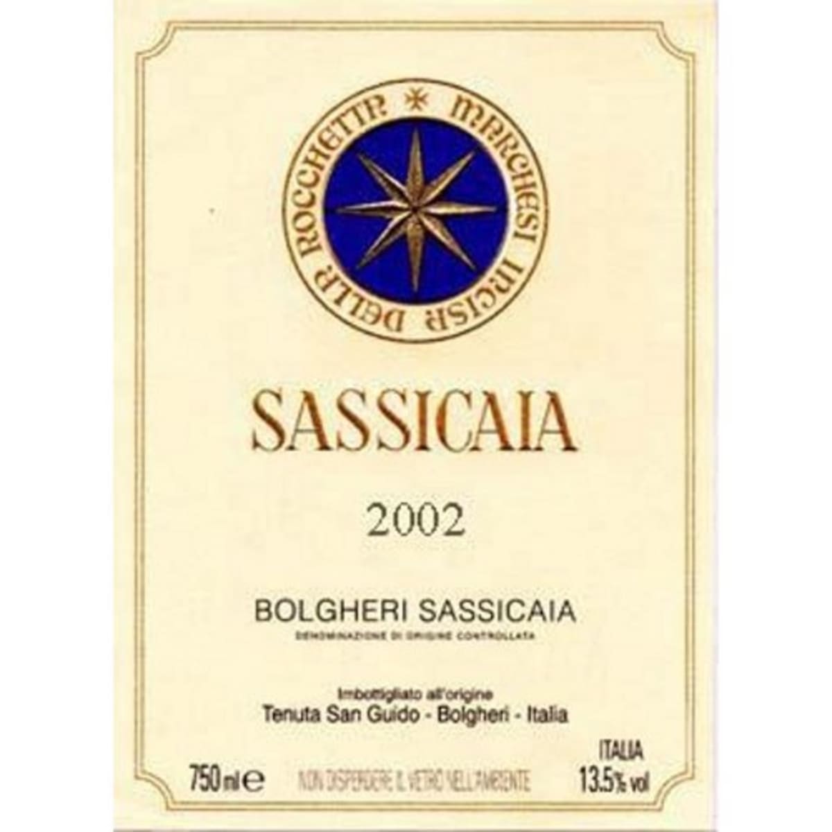 Tenuta San Guido Sassicaia 2002 | Wine.com