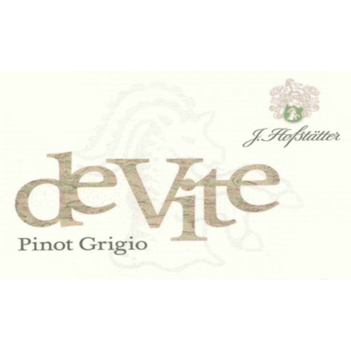 J. Hofstatter Pinot Grigio de Vite 2005 Front Label