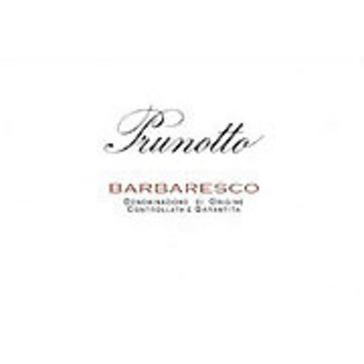 Prunotto Barbaresco 2004 Front Label