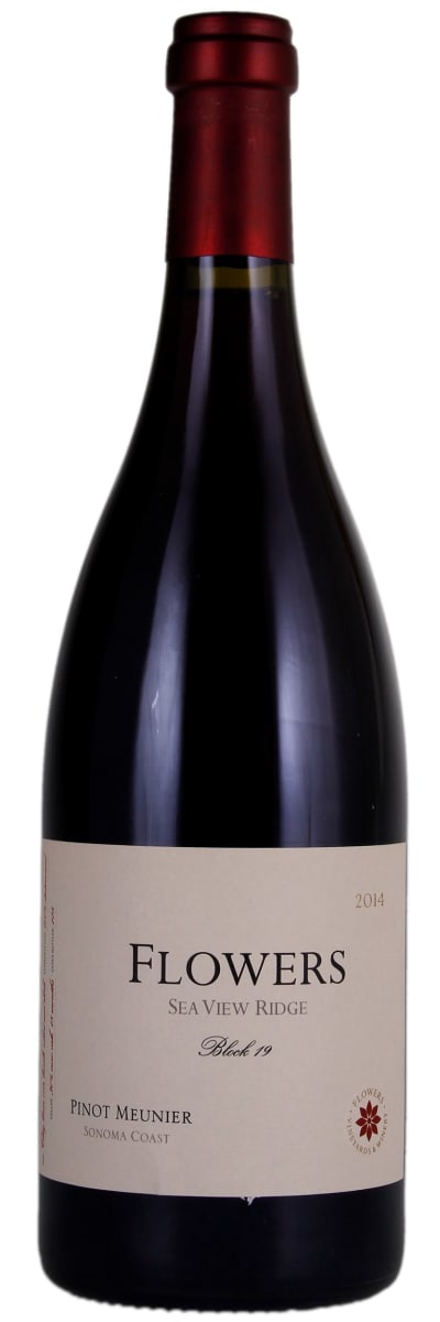 Flowers Sea View Ridge Block 19 Pinot Meunier 2014 Front Bottle Shot