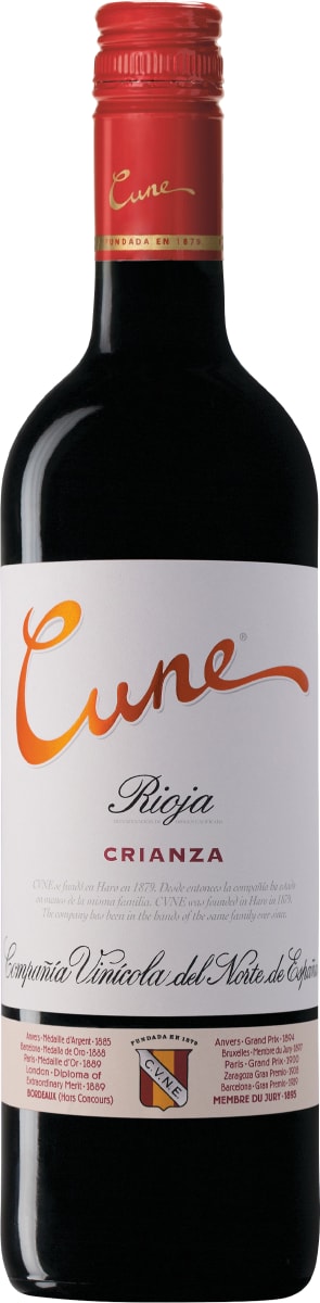 Cune Crianza 2018 Front Bottle Shot