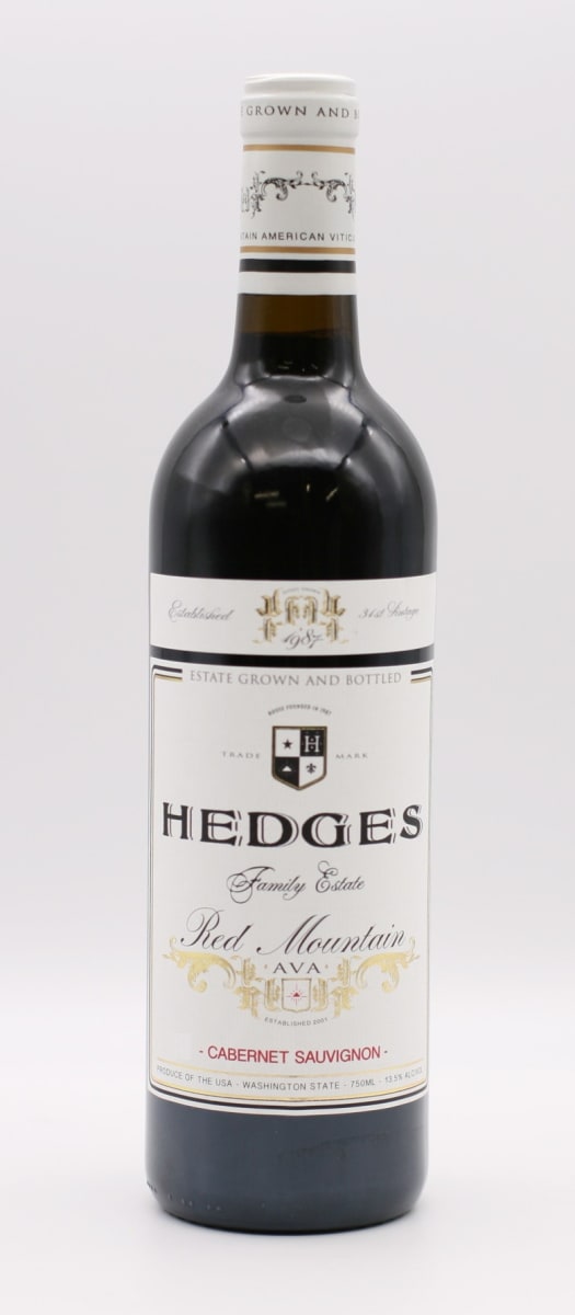 Hedges Family Estate Red Mountain Cabernet Sauvignon 2018 Front Bottle Shot