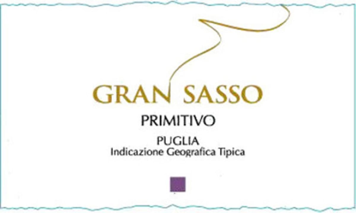 Farnese Gran Sasso Primitivo 2016 Front Label