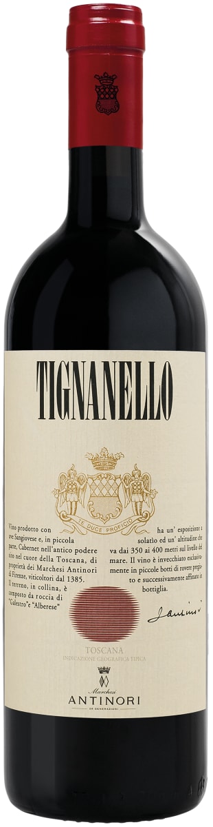 Marchesi Antinori Tignanello 1997 Front Bottle Shot