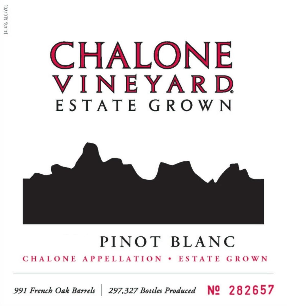 Chalone Estate Grown Pinot Blanc 2008 Front Label