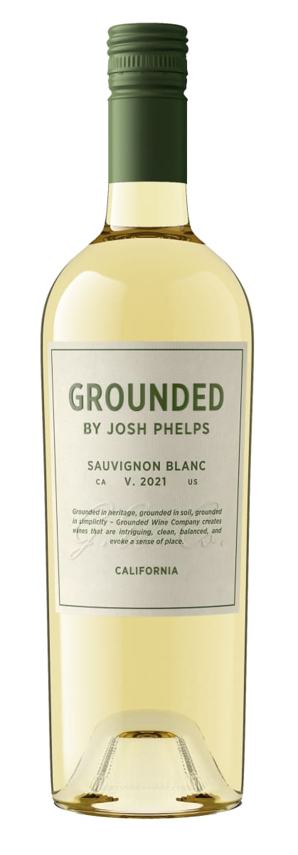 Grounded Wine Co. Sauvignon Blanc 2021 Front Bottle Shot