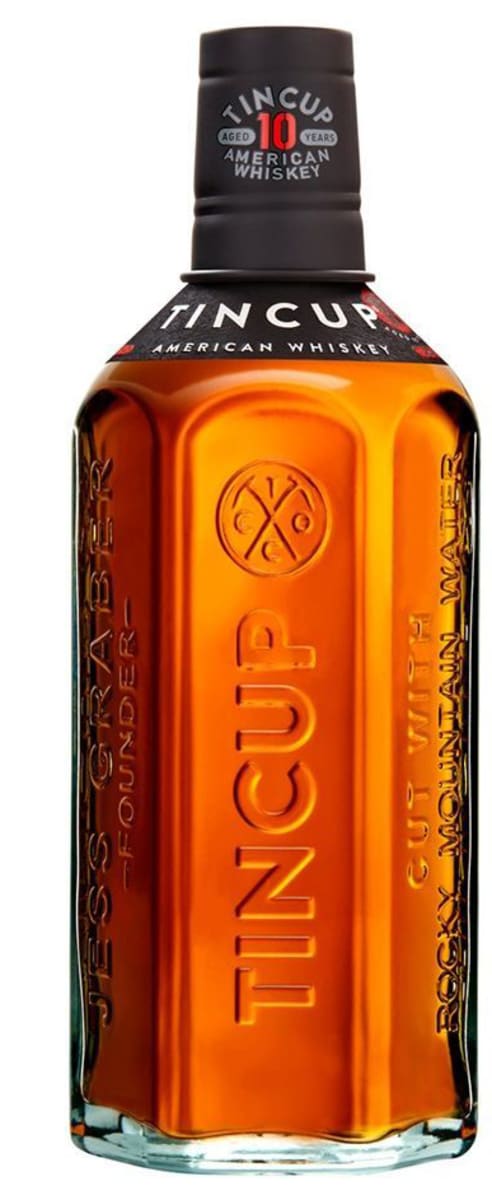 Tincup Colorado 10 Year Old American Whiskey  Front Bottle Shot