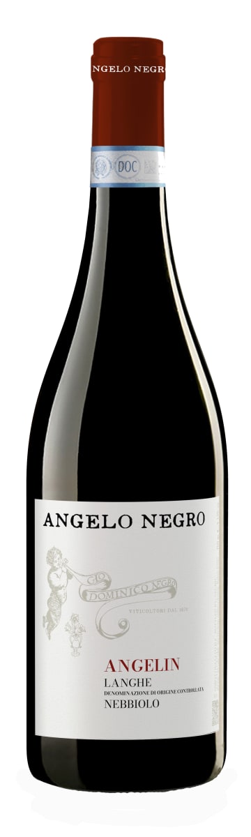 Angelo Negro Angelin Langhe Nebbiolo 2022 Front Bottle Shot